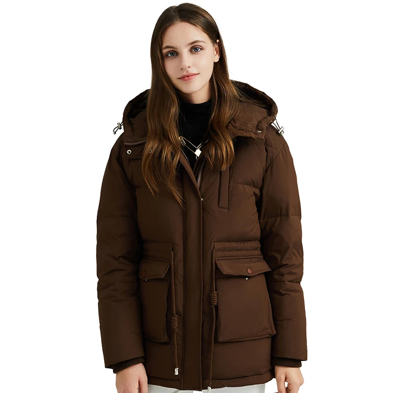 Women's Winter Jacket Thicken Coat Women Winter Water Resistant Hooded Jackets