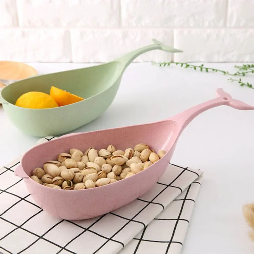Уникальный Кит Форма семена дыни контейнер держатель орех чаша стол Закуски сухие фрукты держатель коробка для хранения лоток