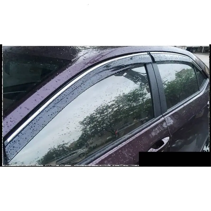 Автомобильная защита от дождя, модифицированный козырек для окон Toyota Camry Corolla Ex Highlander Lewin RAV4 MARK X Vios Yaris