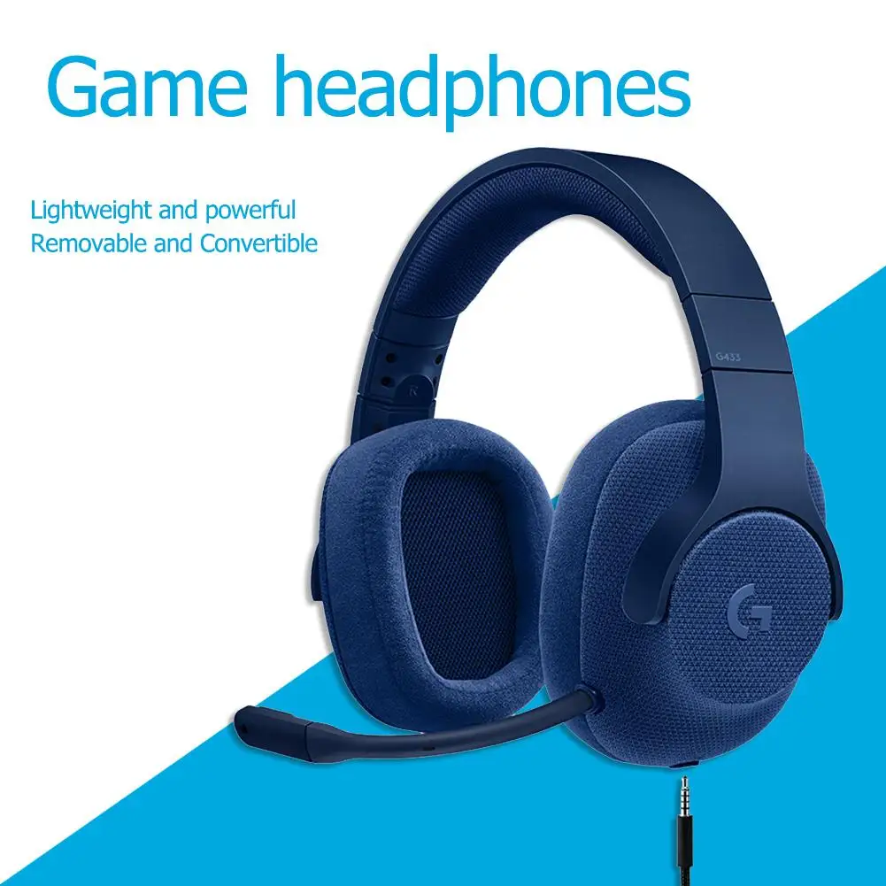 Logitech G433 проводные наушники X 7 1 SurroundGaming headsetдля ПК PS4 PRO Xbox One S Nintendo Switch|Наушники и