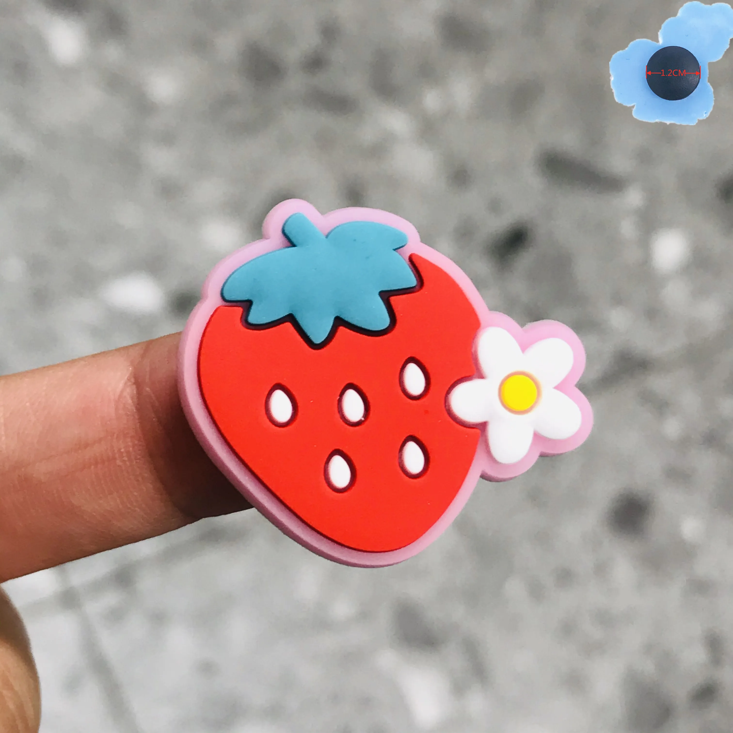 Shoe Charms 1Pcs Banana Fruit Durian Avocado PVC Garden Shoes Accessories Decoration Diy Wristband Backpack Party Gift