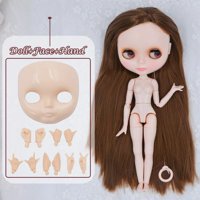 Neo Blyth кукла NBL на заказ блестящее лицо, 1/6 BJD шарнирная кукла Ob24 кукла Blyth для девочки, игрушки для детей FH NBL 1-24 - Цвет: FHNBL18