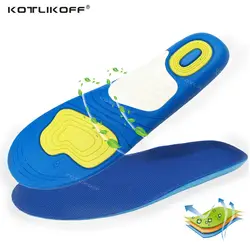 KOTLIKOFF спортивные стельки для бега удобные супинаторы дезодорант для ухода за ногами ударные кроссовки с амортизацией обувь вкладыши