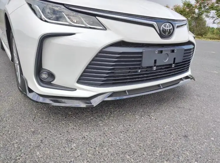 Для TOYOTA Corolla обвес спойлер- Левин ABS задний спойлер передний бампер диффузор защитные бамперы