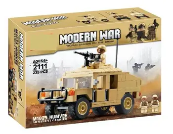 

Military Series -m1025 Decool 2111 Armored Humvees.235 Pcs 3d Diy Figures Toys For Children Educational Building Blocks