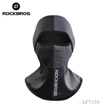 

ROCKBROS Winter Ski Mask Cycling Skiing Ninja Mask Neck Warmer Thermal Fleece Sport Half Face Mask Warm Hat Scarf Balaclava