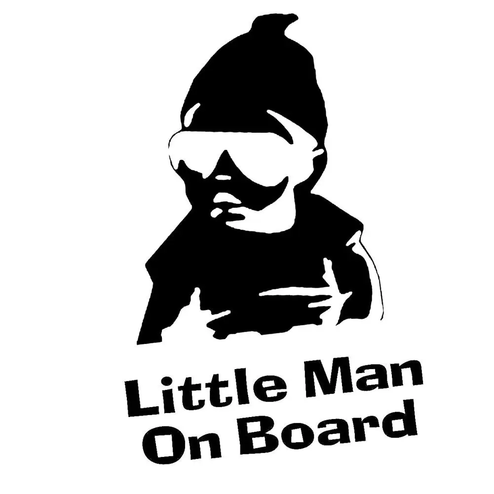 

60% HOT SALES Little Man on Board Funny Baby Car Vehicle Reflective Decals Sticker Decoration