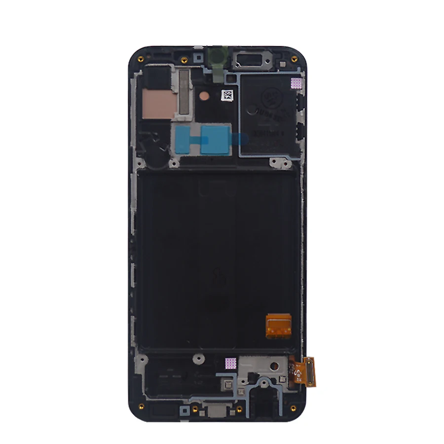 Для samsung Galaxy A40 A405 A405F A405FN/DS ЖК-дисплей кодирующий преобразователь сенсорного экрана в сборе с рамкой для samsung A40 ЖК-экран