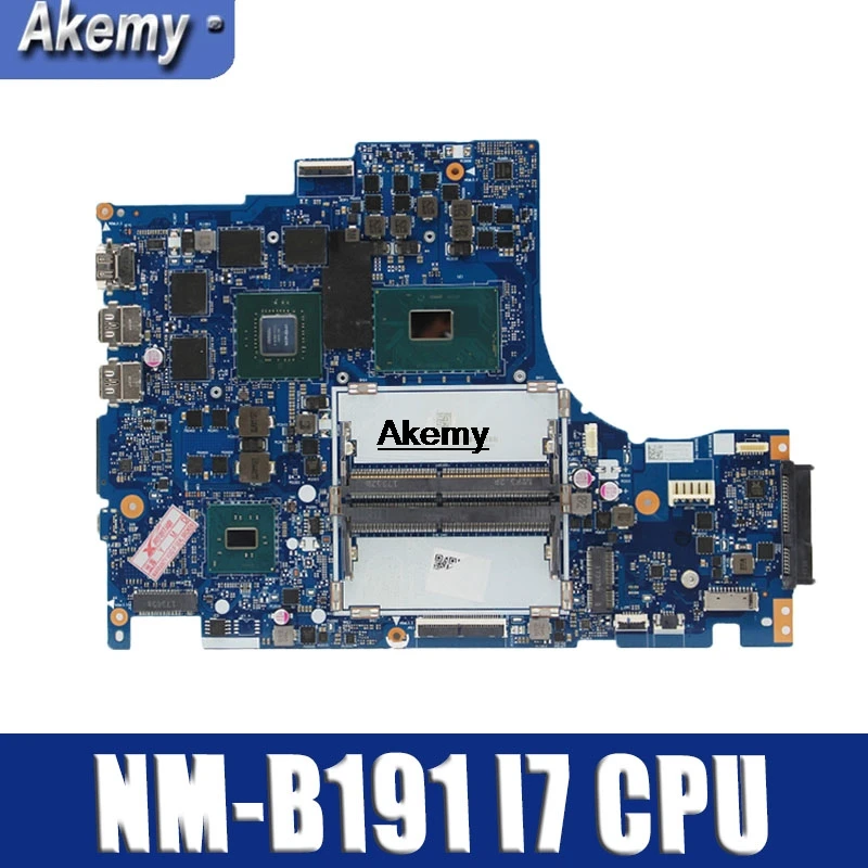

DY512 NM-B191 Laptop motherboard for Lenovo Y520-15IKBN R720-15 original mainboard I7-7700HQ GTX1050TI-4G HM175
