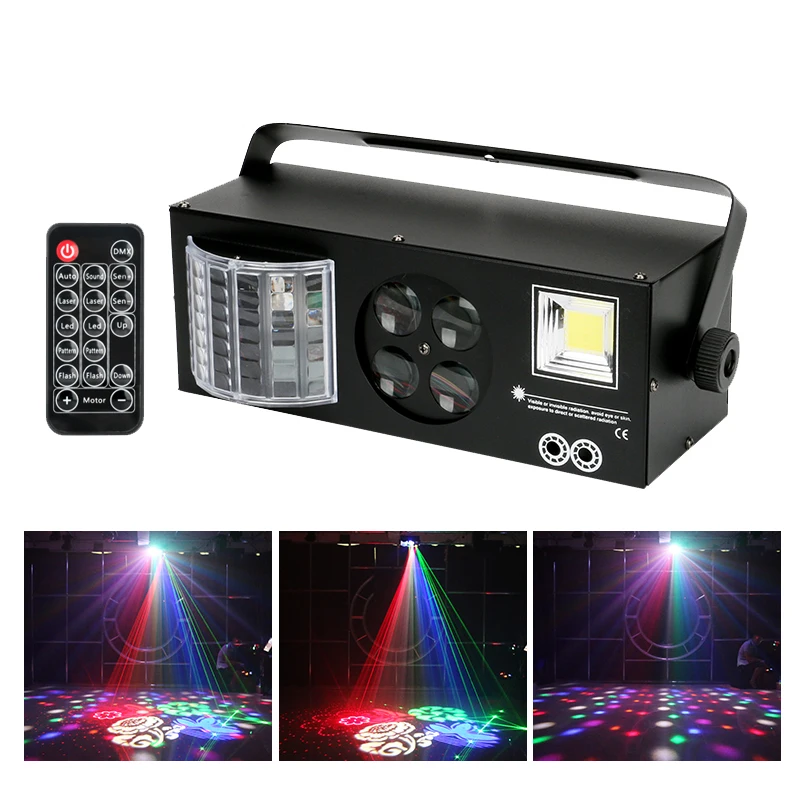 Бесплатная доставка партиями по 4 в 1 Светодиодная лампа для сценических эффектов