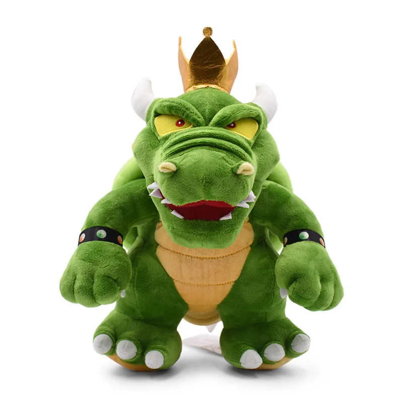 30cm Цена оптовой продажи 1" 30 см зеленый King BOWSER koopa Мягкие плюшевые куклы мягкие игрушки для детей рождественские подарки, розничная, Зимняя распродажа - Цвет: 30cm
