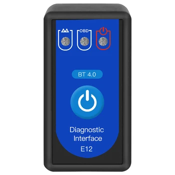 

EEOBD-E12 BT4.0 Bluetooth OBD2 Auto Diagnostic Tool Interface Scanner Fault Detector Car Repair Tool Engine Code Reader