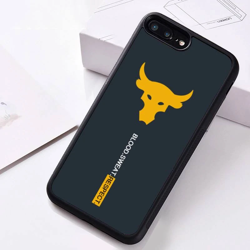 Funda de goma para teléfono móvil, carcasa para iphone 12 11 Pro Max Mini 8 7 6 6S Plus X 5S SE 2020 XR, The Rock Dwayne Johnson ua|Fundas antigolpes para teléfono| -