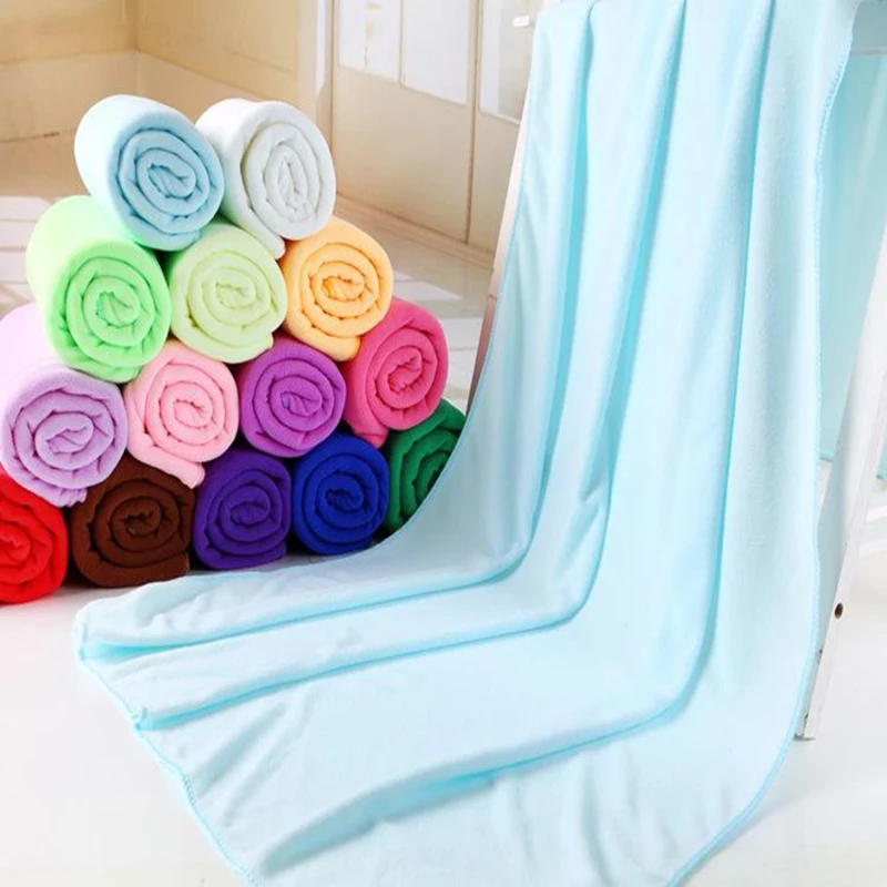 1PCs 70x140CM Microfiber Absorbent Beach Towel For Women Ladies Ultra