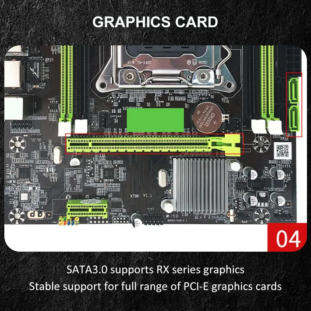 Для IntelX79H H91 B85 H81 LGA 2011 материнская плата mикро ATX 4 DDR3 1333 1600 1866 ECC REG rec USB 3,0 SATA 3,0 Ксеон X79 LGA2011 RX