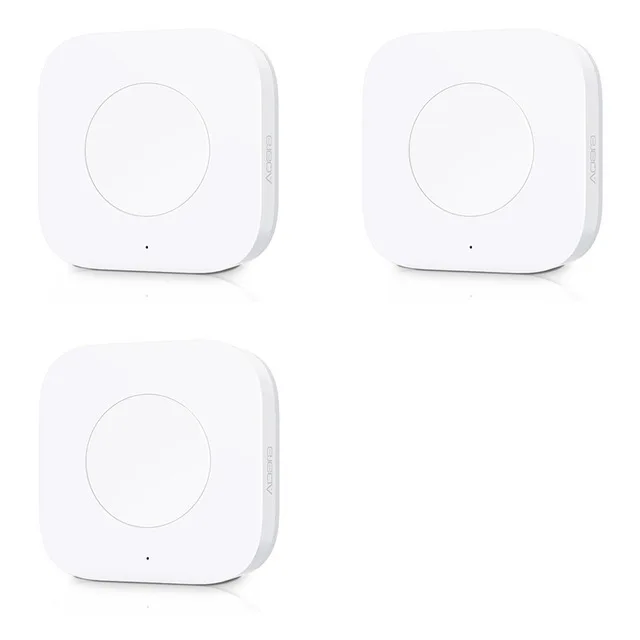 without Gyro 3pcs Xiaomi mijia Aqara умный беспроводной переключатель ключ Встроенный гироскоп Многофункциональный интеллектуальный пульт дистанционного управления ZigBee wifi переключатель - Цвет: without Gyro 3pcs