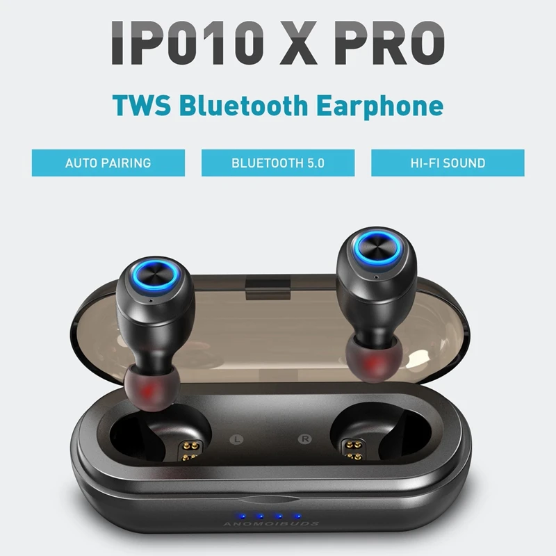 Ip010 X Pro Наушники Bluetooth 5,0 стерео Hi-Fi гарнитура портативные контактные наушники с шумоизоляцией спортивные наушники с глубоким басом