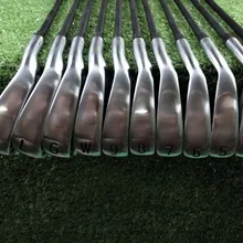 Мужчины Silve 0311XF GEN2 Железный Гольф кованый железный Гольф клуб 3-9, W, G, S, набор из 10 R/S крышка головы стальной стержень