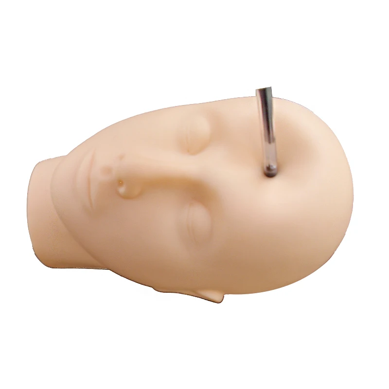

High Eyelash Practice Training Head for Makeup Cosmetology Flat Soft Silicone Head KTC 66