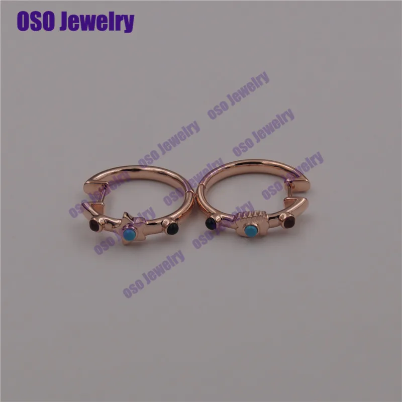 Pendientes plata de ley 925 mujer серебряные 925 серьги-гвоздики для женщин, хорошее ювелирное изделие - Цвет камня: 20mm 812403560