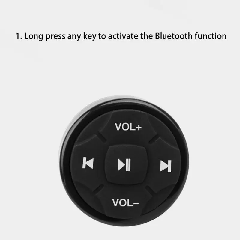 Автомобильный Bluetooth руль Мини Bluetooth 4,0 Автомобильный пульт дистанционного управления мобильный телефон Bluetooth пульт дистанционного управления