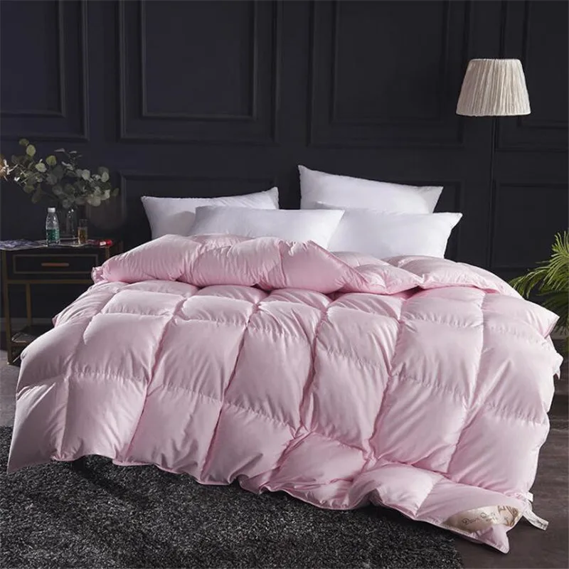 95% гусиный пух, одеяло, пуховое одеяло, ядро моющееся, изысканное пушистое плотное зимнее постельное белье, теплое пуховое одеяло, пуховое одеяло, ядро для дома
