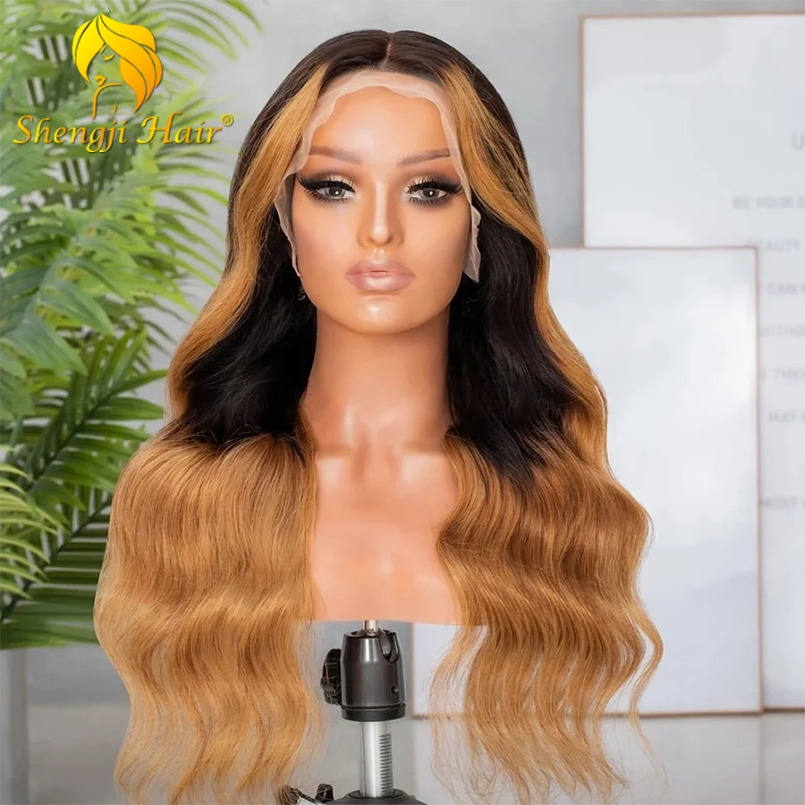 

Ginger Blonde Lace Front Human Hair Wigs Body Wave Lace Frontal Wig Preplucked Peruvian Highlight Brown Lace Front Wigs Burgundy