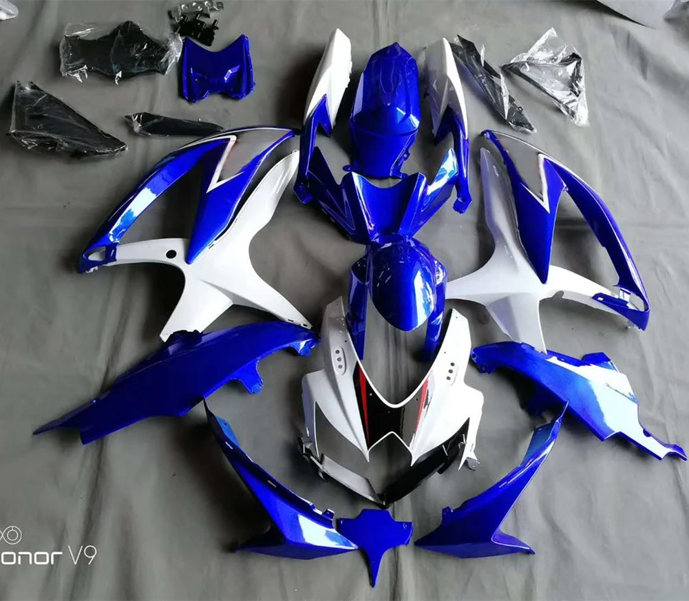 GSXR600 GSXR750 08-10 обтекатель корпус Рабочая рамка Крышка бака боковая панель крыло для Suzuki GSX-R 600 GSXR 750 K8 2008-2010