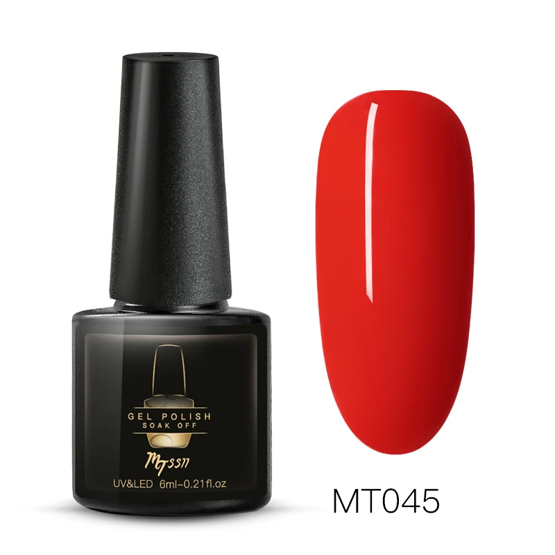 Mtssii коричневый красный гель для ногтей 6 мл Чистый гель цветной лак для ногтей для УФ-и светодиодной лампы долговечный замачиваемый лак гель маникюрный лак - Цвет: BS04760