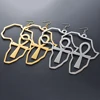Anniyo African Map Big Ankh Earrings Exaggerate Larger Earring Africa Egypt Nile Key Traditional Ethnic Hyperbole  #154721 2