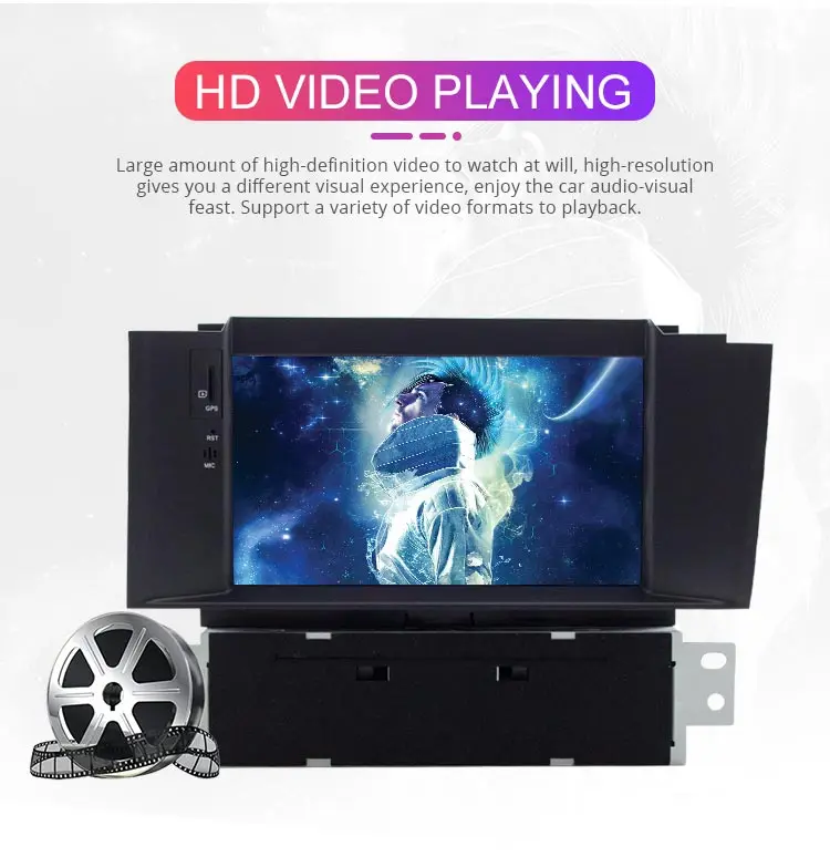 Clearance Besina Android 9.0 Car DVD Player For Citroen C4 C4L DS4 Multimedia GPS Navigation WIFI Octa 8 Cores 1 Din Car Radio Auto Audio 4