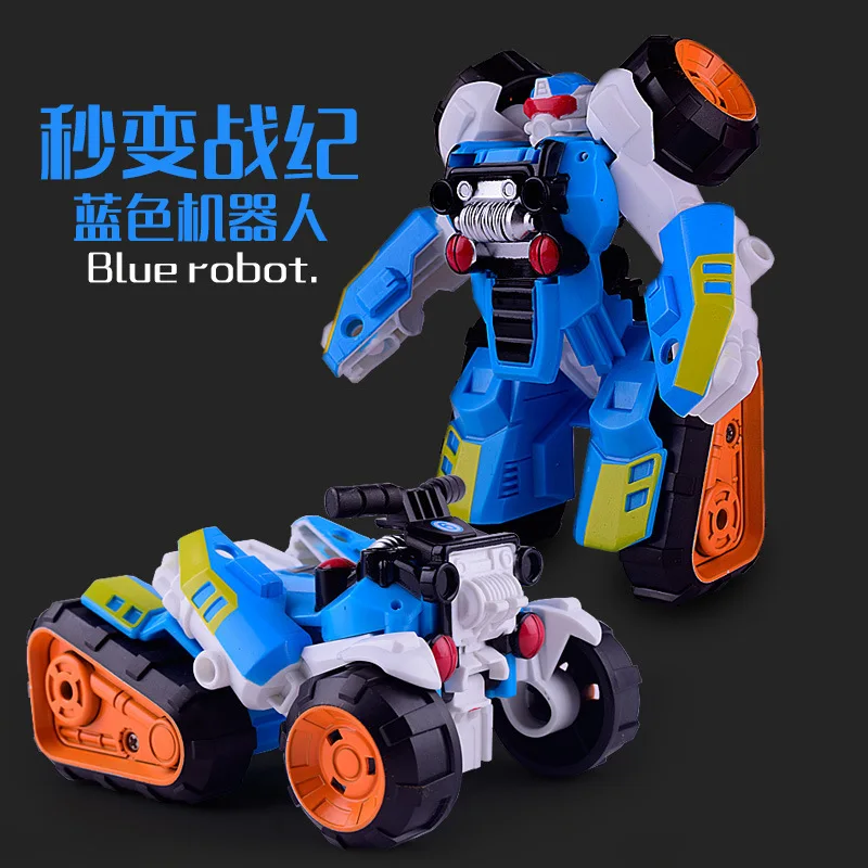 

Dune Buggy Robot Children New Style Creative Garage Kit Deformation Robot Cartoon Step Deformation Car Model