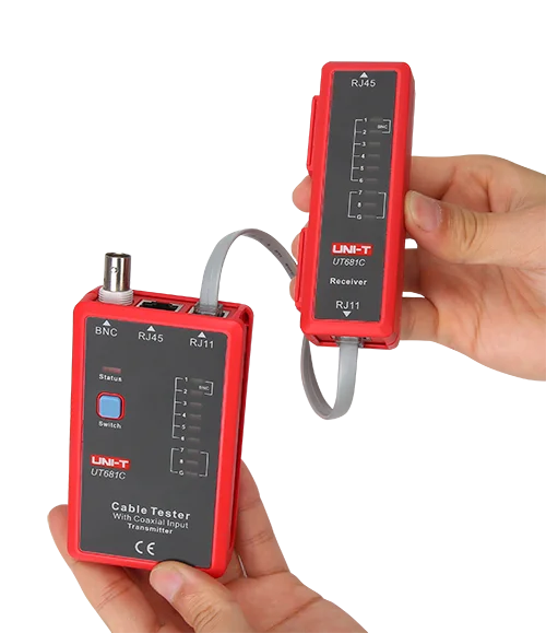 UNI T UT681L Тестер кабеля HDMI LAN Автоматическая сеть светодиодный тестер Ethernet телефон