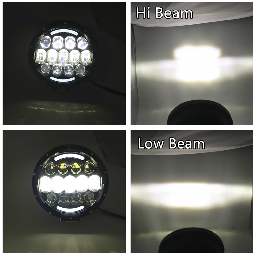 4 шт. автомобильный головной светильник s 105 Вт 7Ich Hi Low DRL светодиодный рабочий светильник для Jeep Toyota Pickup Camper трейлер автомобиль 4X4 SUV аксессуары