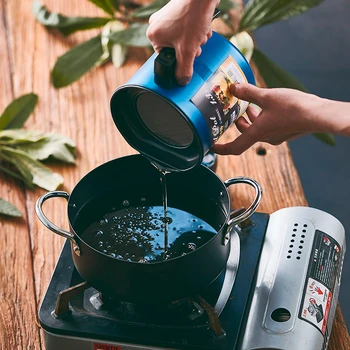 

1.6L Pure Iron Oil Container with Strainer Tray Healthy Kitchen Gadgets Cookware Grease Filter Oil Fat Separator Bowl Bottle
