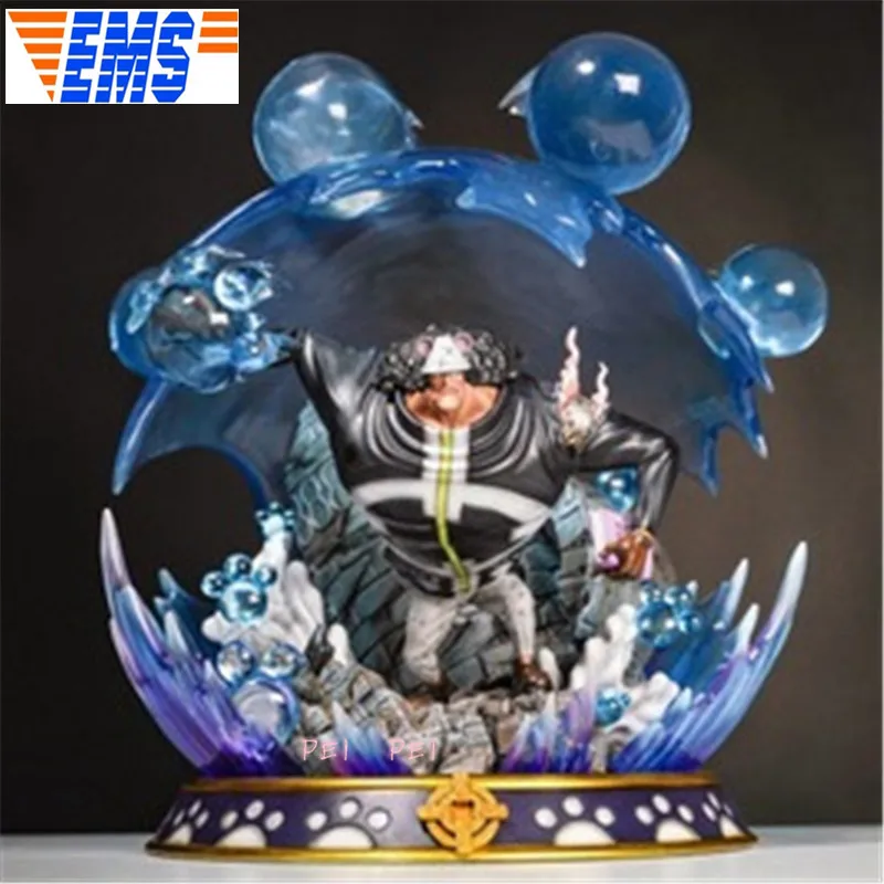 Anime ONE PIECE King seven-armed sea Bartholemew Kuma Paw-Paw Fruit Full-Length Portrait Gk statue Action Figure Toy p1698