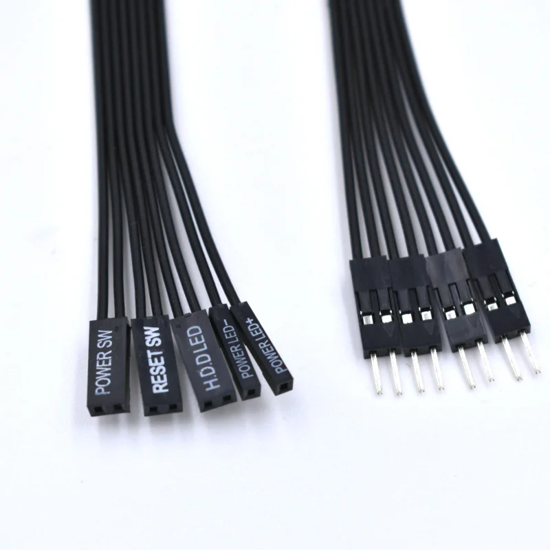 50 шт./лот 30 см/50 см материнская плата переключатель HDD LED/PLED/Reset SW /Power