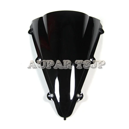 Мотоцикл ветровое стекло для Yamaha YZF1000 2004 2005 2006 Autobike лобовое стекло ABS пластик R1 04 05 06 воздушный дефлектор двойной пузырь - Цвет: Black