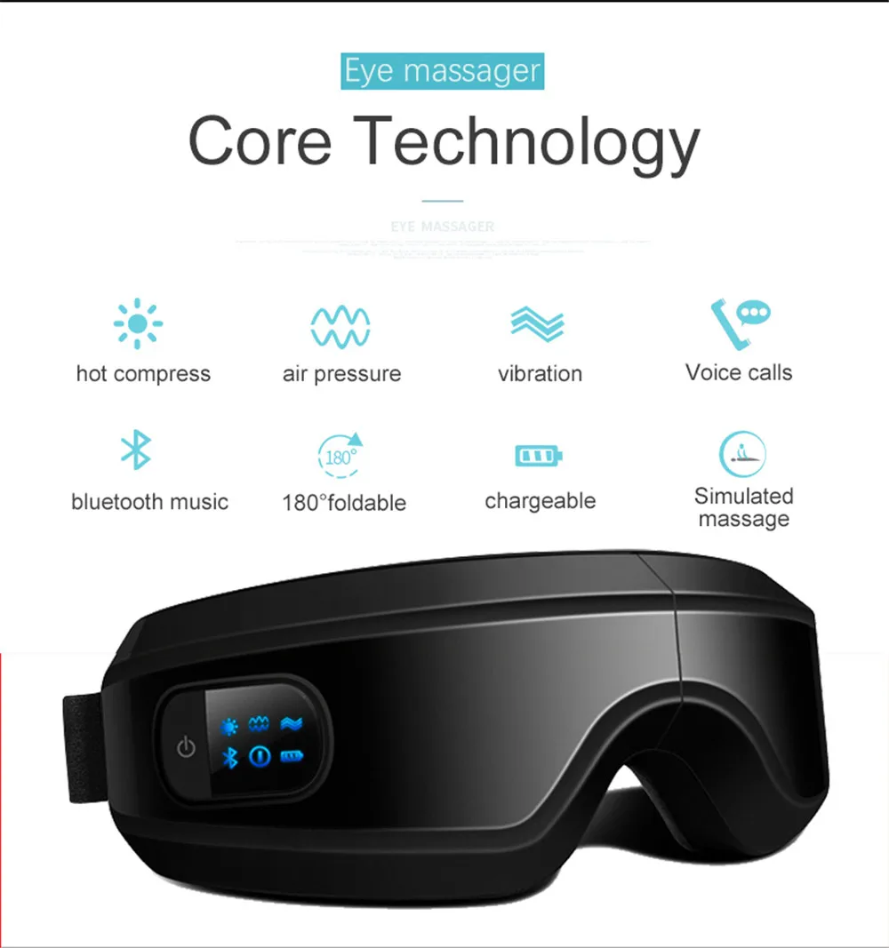 Домашняя мозговая волна помощь сна Eyecare интеллектуальная музыкальная помощь сна bluetooth-соединение Экологически чистая ткань