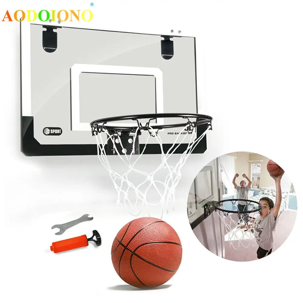 

Mini Basketball Hoop with Ball 18 Inch X12 Inch Shatterproof Backboard Unisex Girls Boys Outdoor Buitenspeelgo Toys for Children