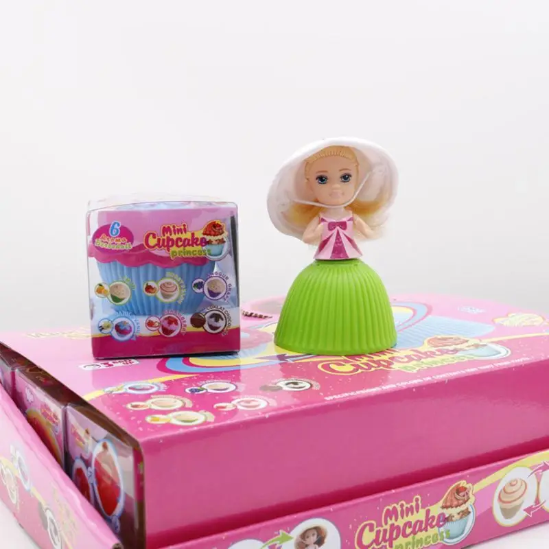 

Cartoon Lovely Cupcake Princess Doll Transformed Scented Cake Doll Toy Girls Baby Toys R2JF
