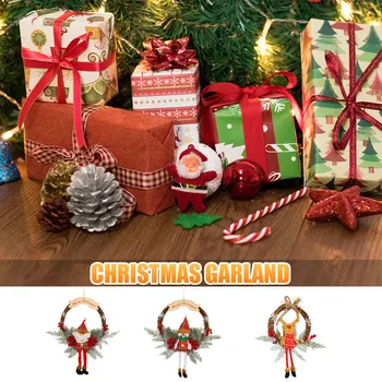 

Garland Arrangement Christmas Ornament Christmas Wreath Decorative Wreath Bow Christmas Decoration decoracion hogar