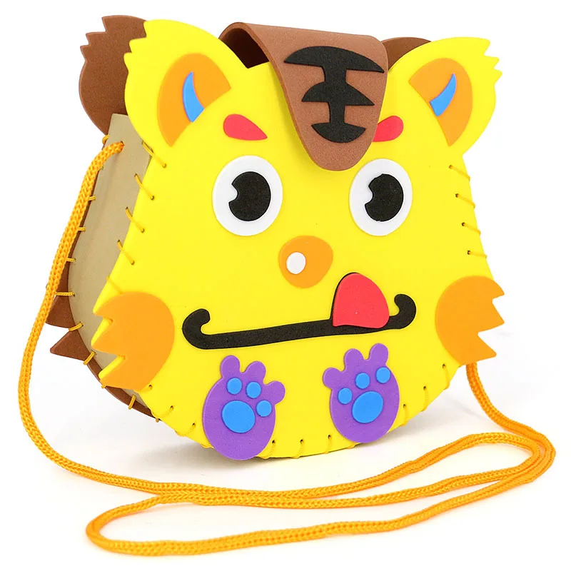 Детский сад много декоративных поделок diy игрушки мультфильм детская сумка ремесла детские развивающие игрушки для детей забавная девочка/мальчик подарок 1890 - Цвет: tiger