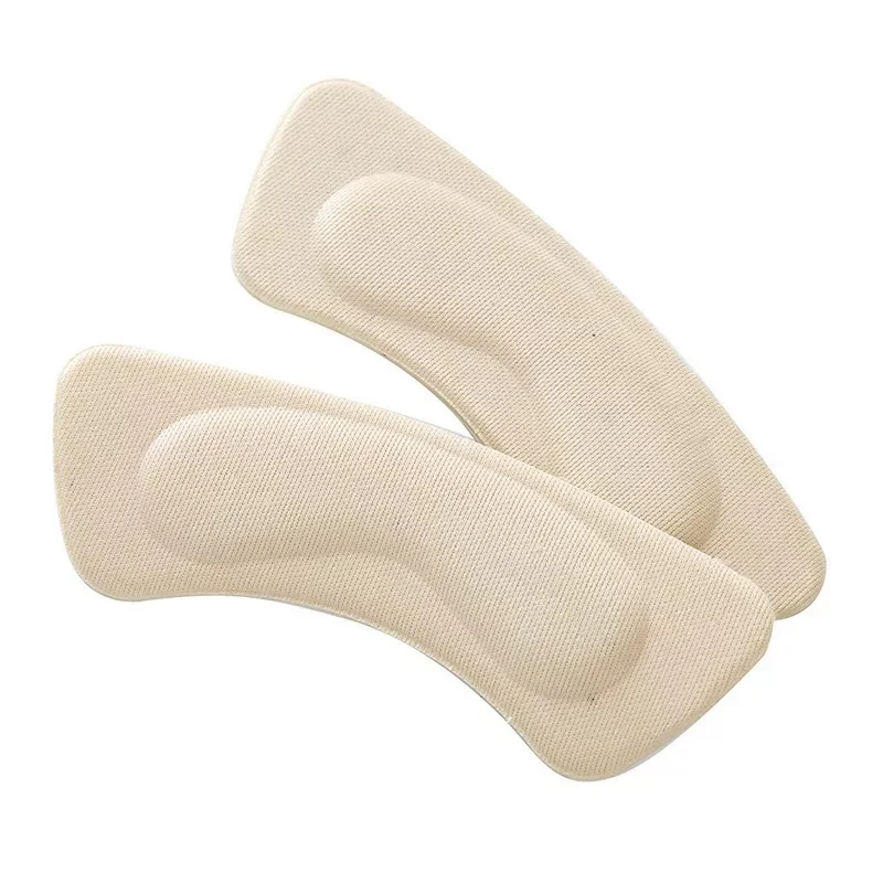 1Pair Heel Pad High Quality Sponge Invisible Back Soft Heel Pads High Heel Shoes Grip Adhesive Liner Cushion Insert Pad Insoles - Цвет: B2 Beige