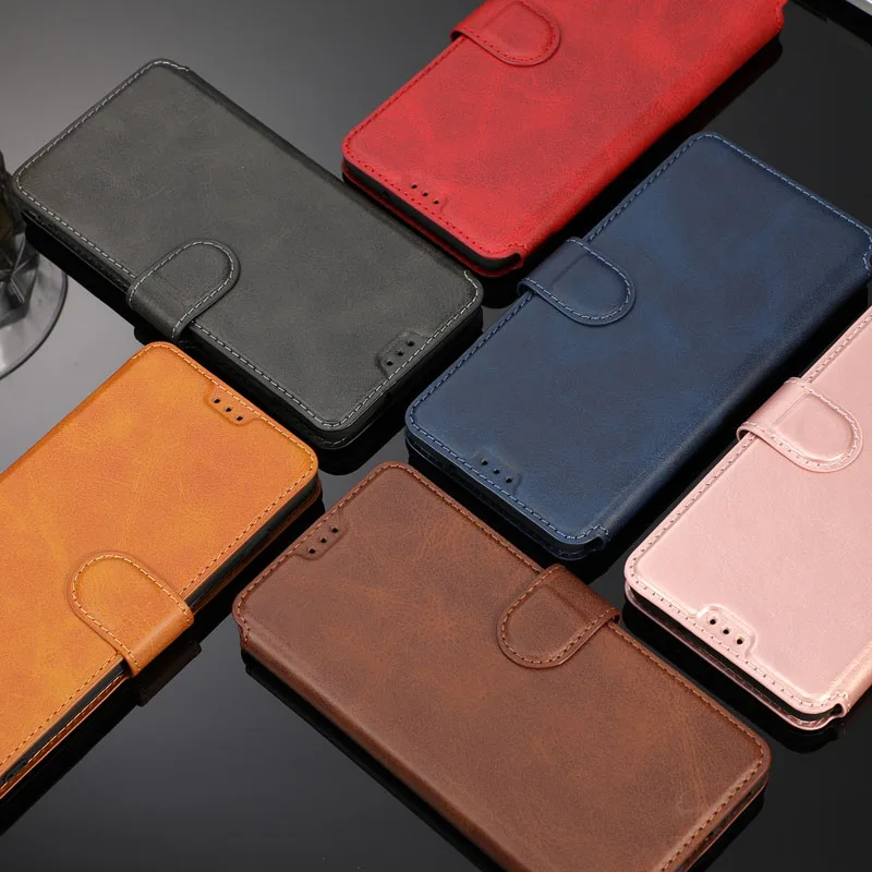 Чехол для samsung S9 S8 S10 J4 J6 плюс A7 A9 Note 9 10 pro магнит кожаный чехол флип A50 A60 A70 A40 A30 A20 A10