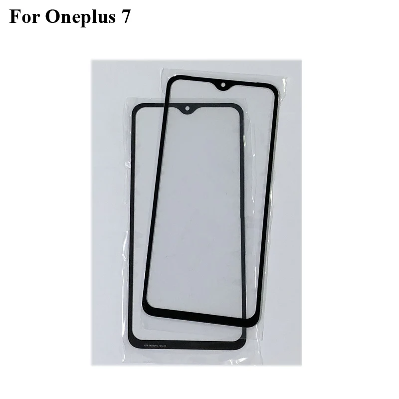 2 шт. для Oneplus 7 сенсорный экран 1+ 7 стекло дигитайзер Панель переднее стекло сенсор Oneplus7 без Flex One plus 7 6,41"