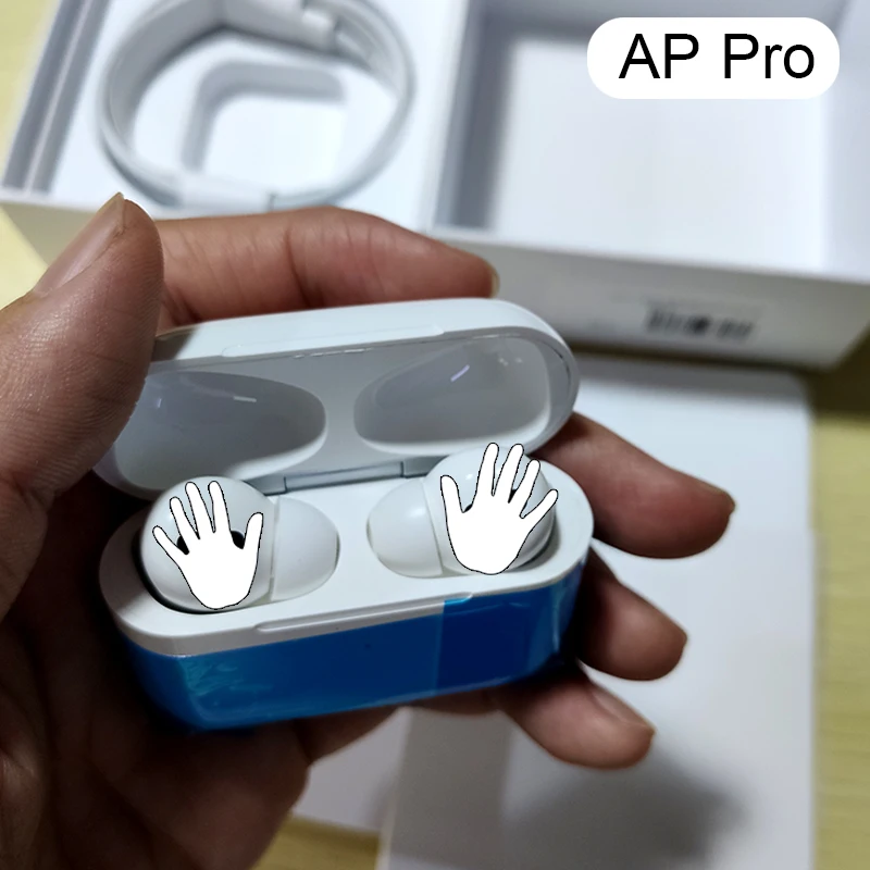 

AP Pro TWS bluetooth earphone Pressure Sensor PK i100000 MX i500 TWS h1 Chip Earbuds Wirless charging PK i90000 i50000 i200000