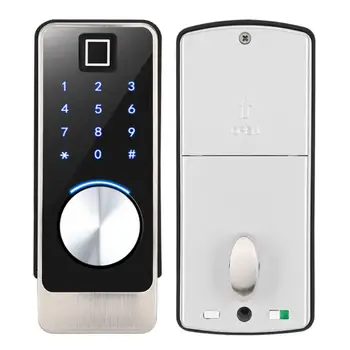 

Smart Fingerprint IC Card Password APP Security Door Lock with Mechanical Key Home Security Smart Lock