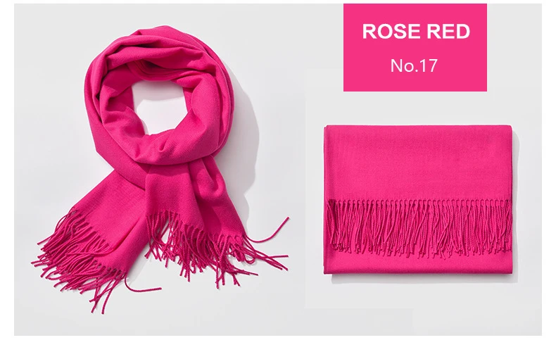 28 цветов, индивидуальный однотонный шарф с кисточками для женщин, кашемировый зимний шарф с вышивкой для девушек, шарф, подарок