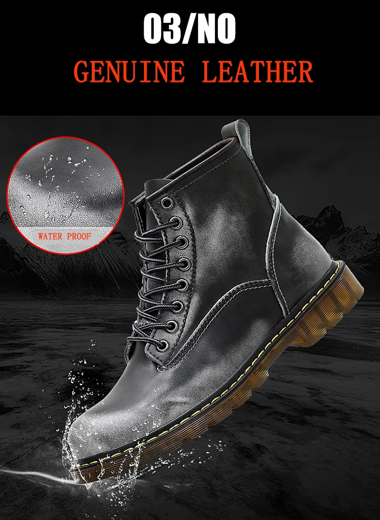 Mens Ankle Boot Martin Winter Boot Biker Boot for Men Leather Genuine Chelsea Boot Fashion Platform Boot Designer Chunky Boot 47 Mens Ankle Boot Martin Winter Boot Biker Boot for Men Leather Genuine Chelsea Boot Fashion Platform Boot Designer Chunky Boot 47